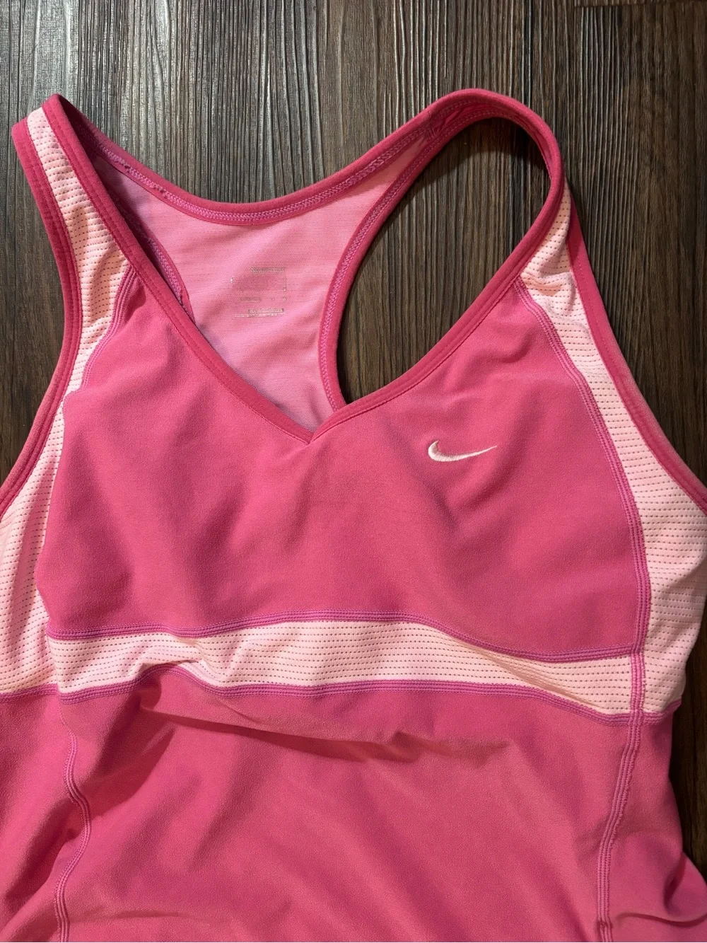 Y2K Nike Women's Pink Racerback Athletic